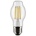 Satco 8 Watt BT15 LED Lamp, Clear, Medium Base, 90 CRI, 4000K, 120 Volts S21335